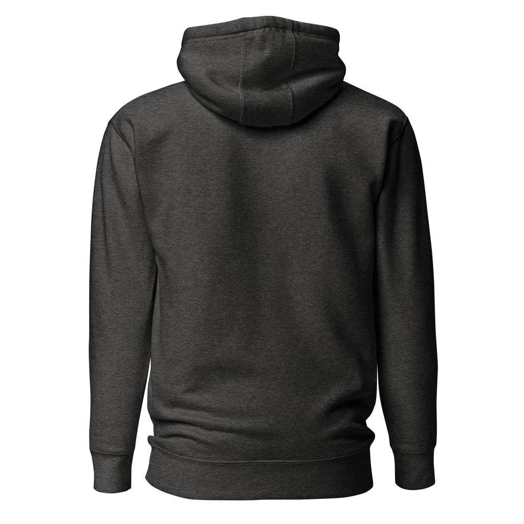 Charcoal Essential 90 hoodie, back 2 product view | colour:charcoal
