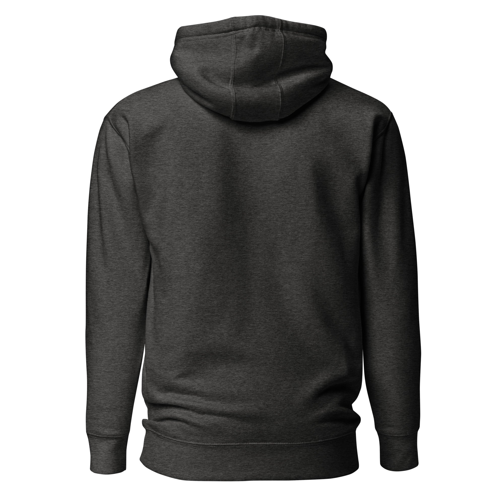 Charcoal Essential 90 hoodie, back 2 product view | colour:charcoal